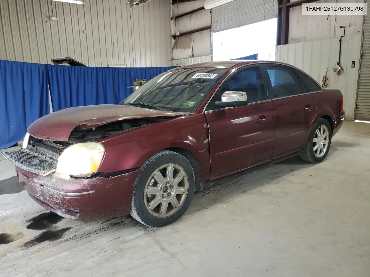 2007 Ford Five Hundred Limited VIN: 1FAHP25127G130798 Lot: 60360345