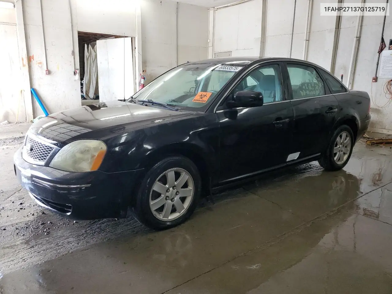 2007 Ford Five Hundred Sel VIN: 1FAHP27137G125719 Lot: 60833575