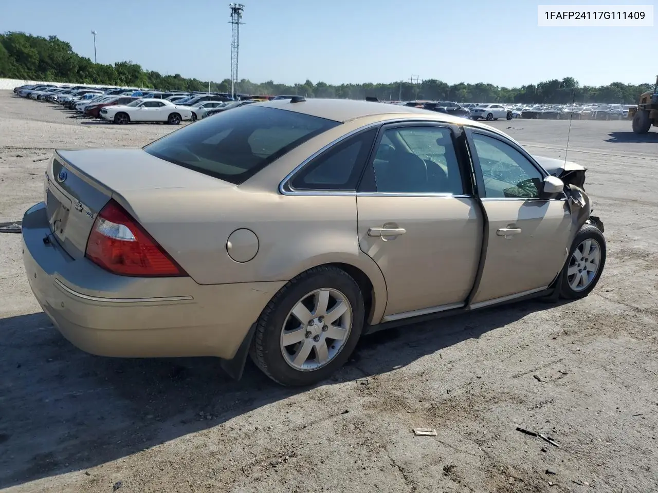 2007 Ford Five Hundred Sel VIN: 1FAFP24117G111409 Lot: 61403575