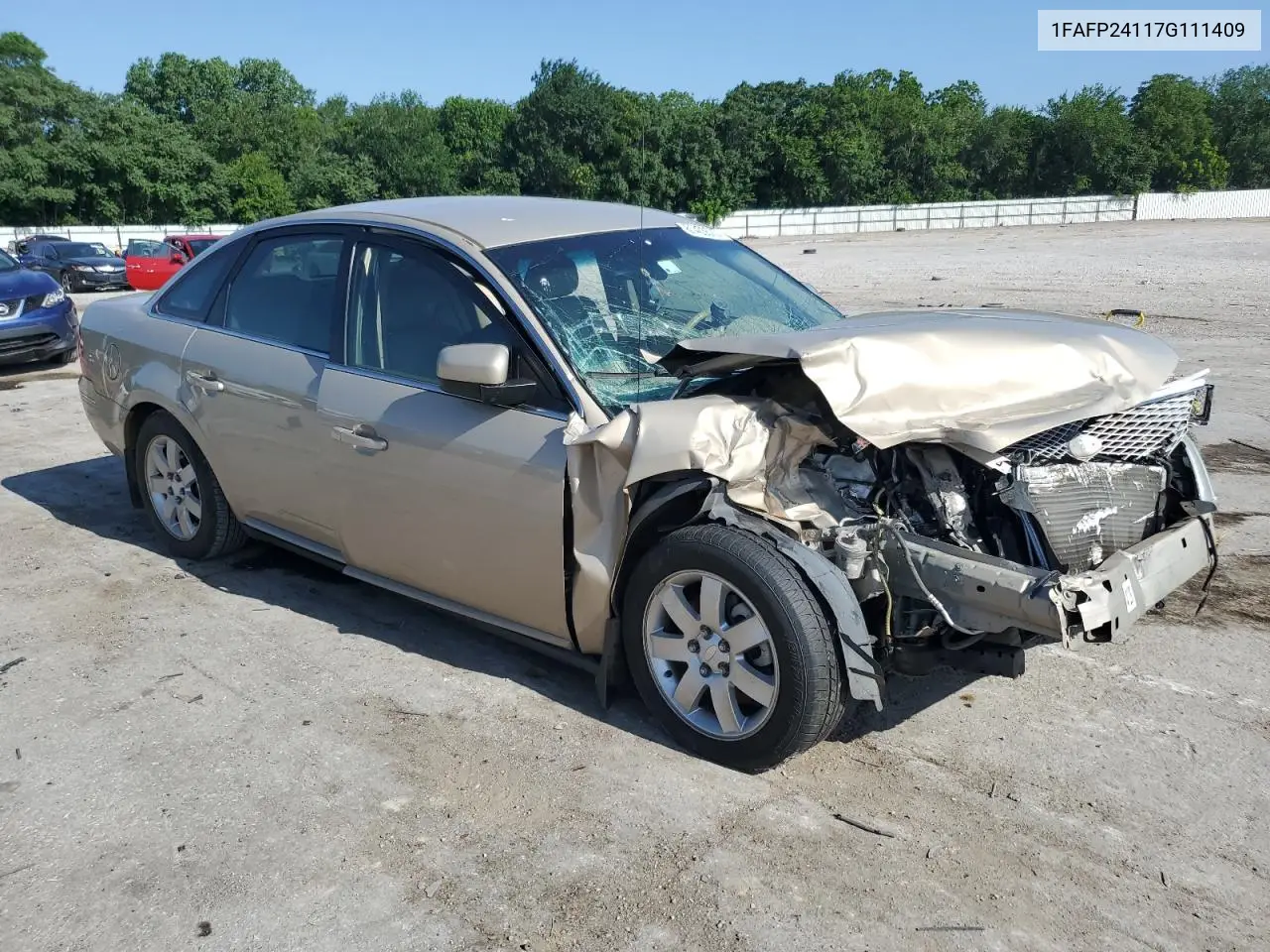 2007 Ford Five Hundred Sel VIN: 1FAFP24117G111409 Lot: 61403575