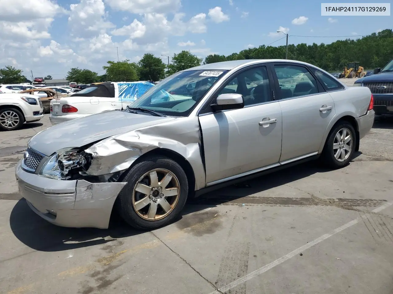 2007 Ford Five Hundred Sel VIN: 1FAHP24117G129269 Lot: 64367435