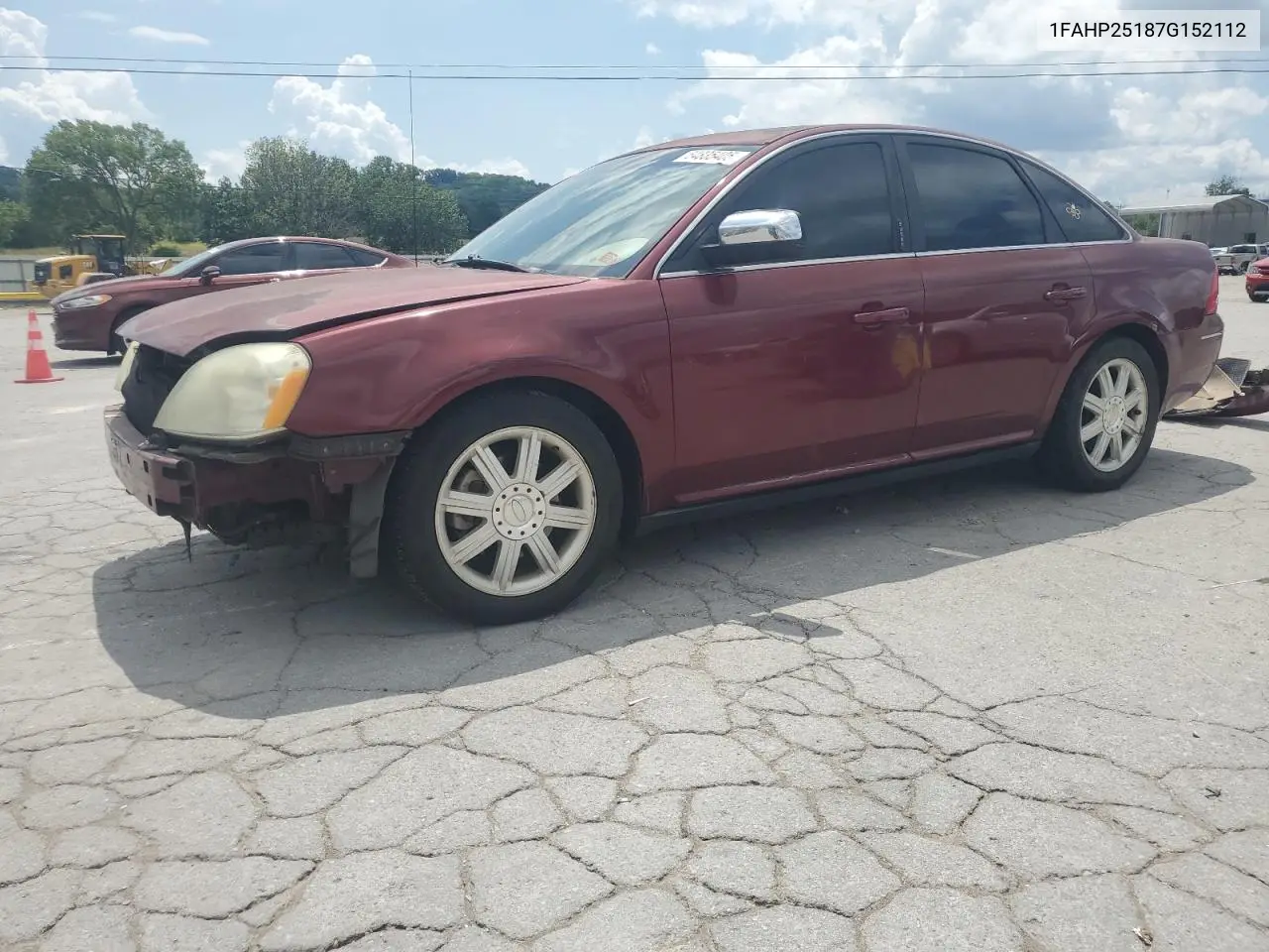2007 Ford Five Hundred Limited VIN: 1FAHP25187G152112 Lot: 64835405