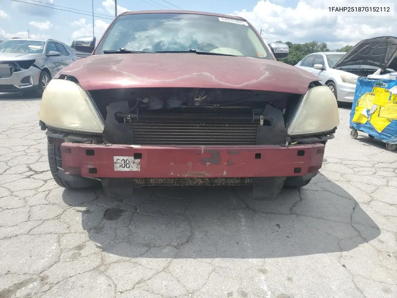 2007 Ford Five Hundred Limited VIN: 1FAHP25187G152112 Lot: 64835405