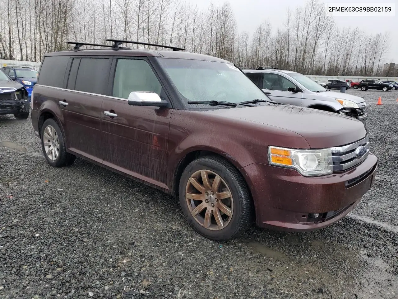 2009 Ford Flex Limited VIN: 2FMEK63C89BB02159 Lot: 48763265