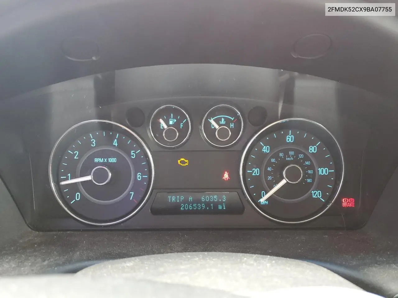 2009 Ford Flex Sel VIN: 2FMDK52CX9BA07755 Lot: 56385835