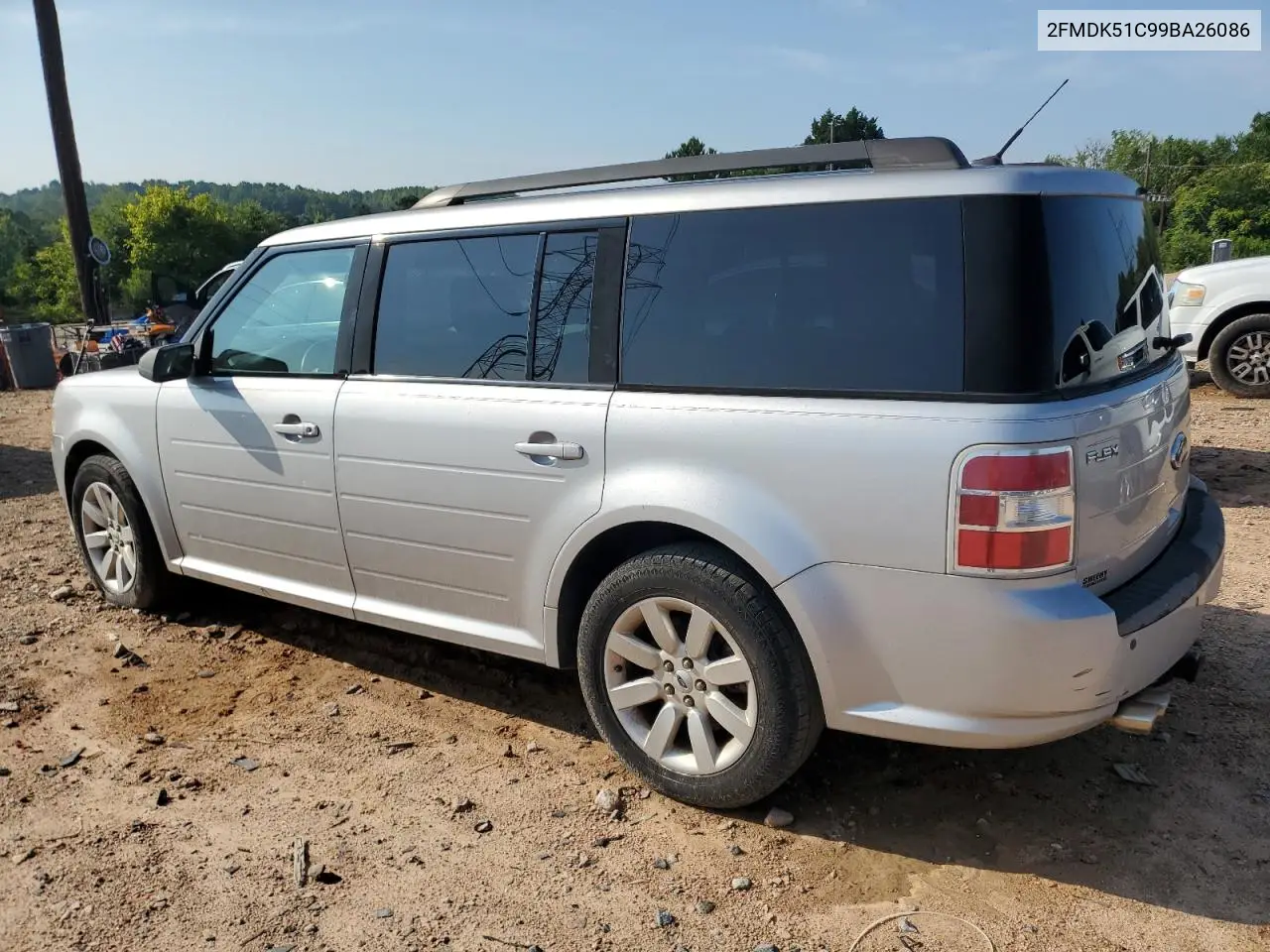 2fmdk51c99ba26086 2FMDK51C99BA26086 2009 Ford Flex Se