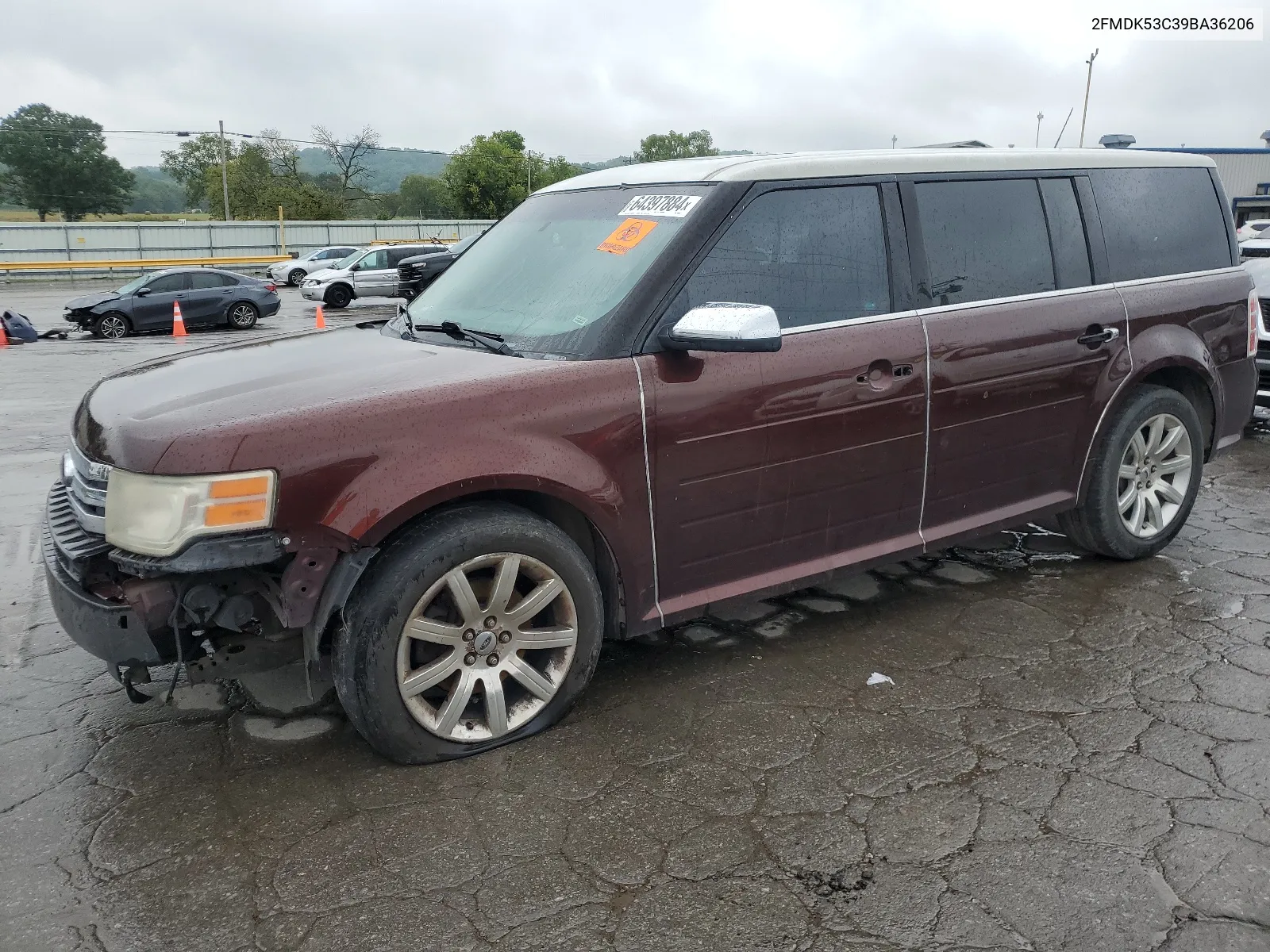 2009 Ford Flex Limited VIN: 2FMDK53C39BA36206 Lot: 64397884