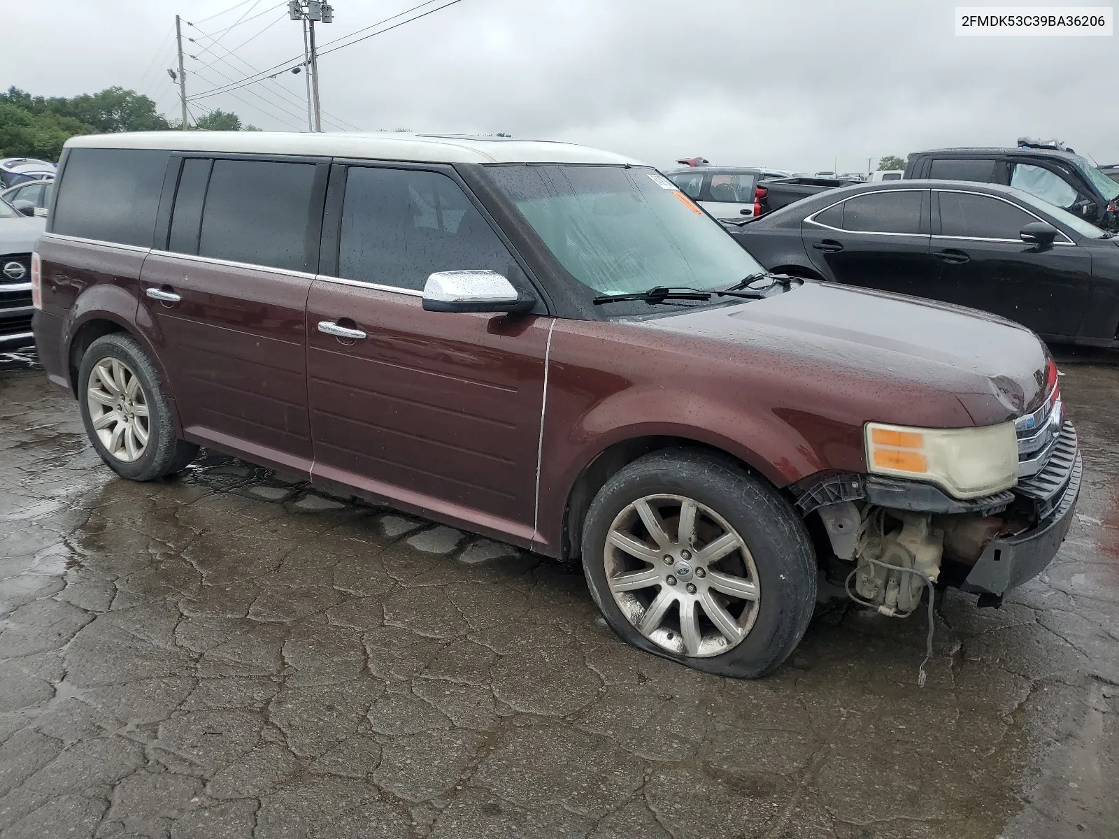 2009 Ford Flex Limited VIN: 2FMDK53C39BA36206 Lot: 64397884