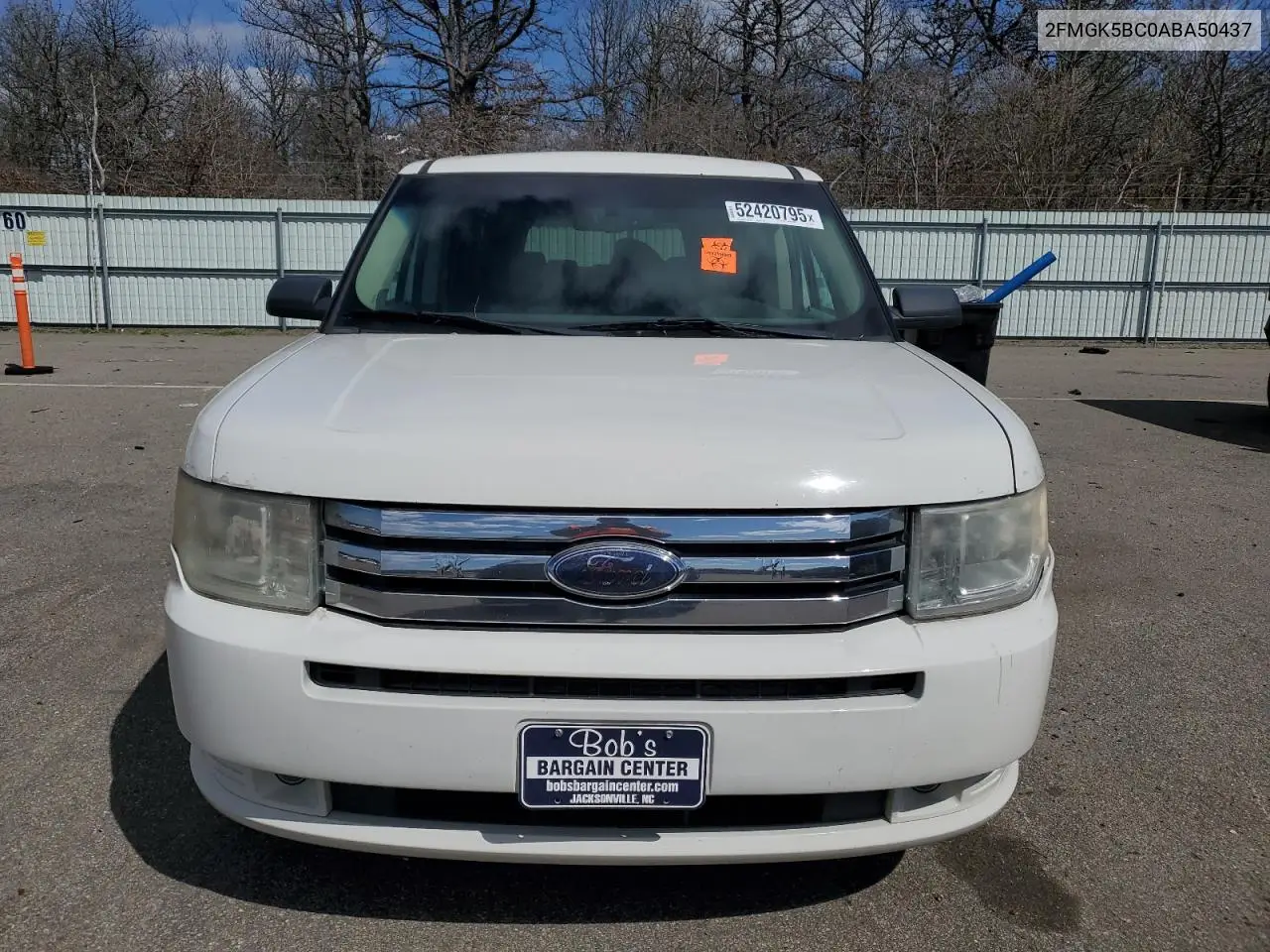 2010 Ford Flex Se VIN: 2FMGK5BC0ABA50437 Lot: 52420795