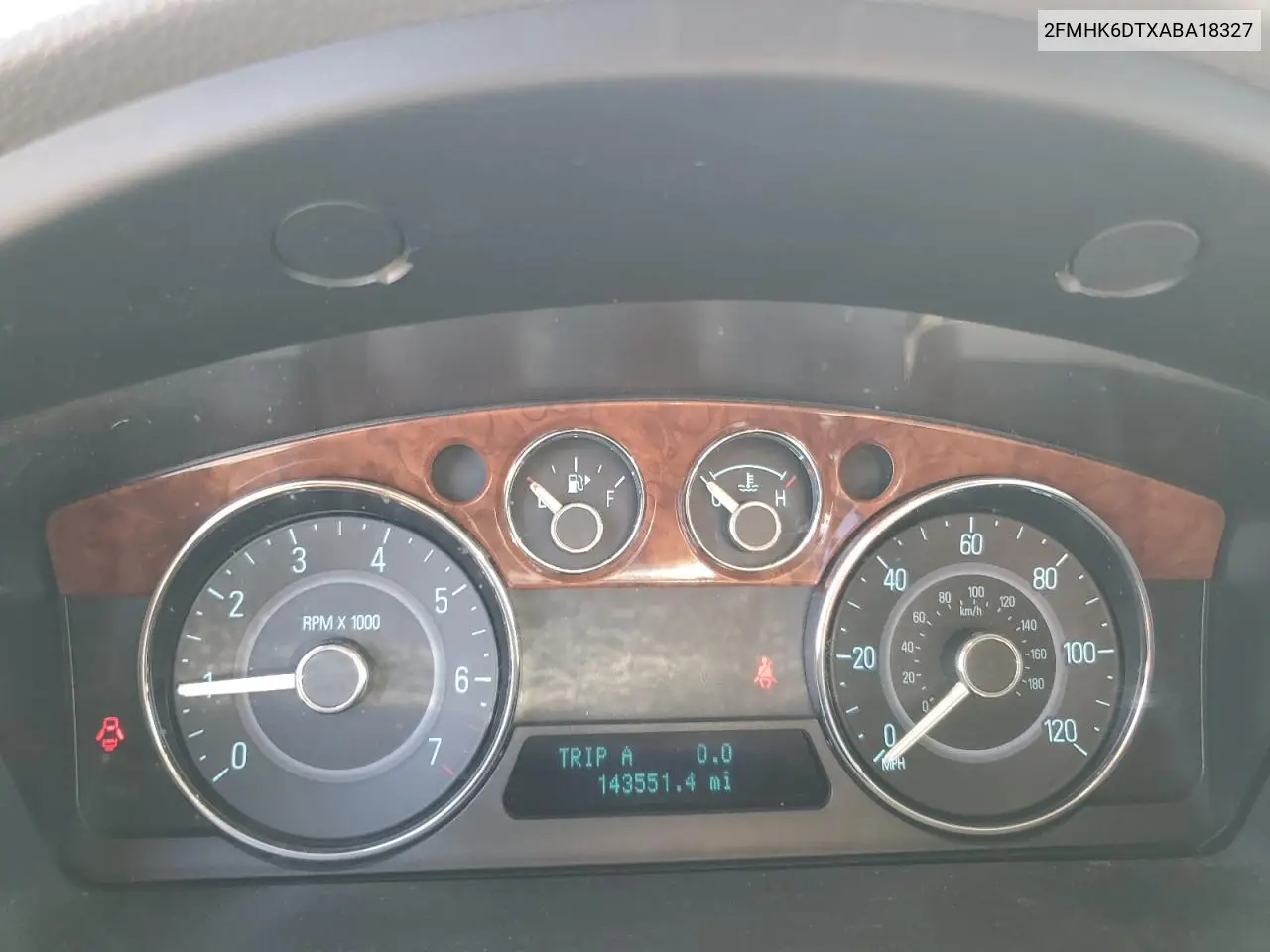 2010 Ford Flex Limited VIN: 2FMHK6DTXABA18327 Lot: 62023135