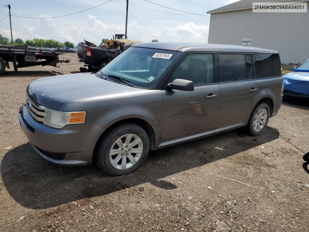 2010 Ford Flex Se VIN: 2FMGK5BC9ABA54051 Lot: 62357045
