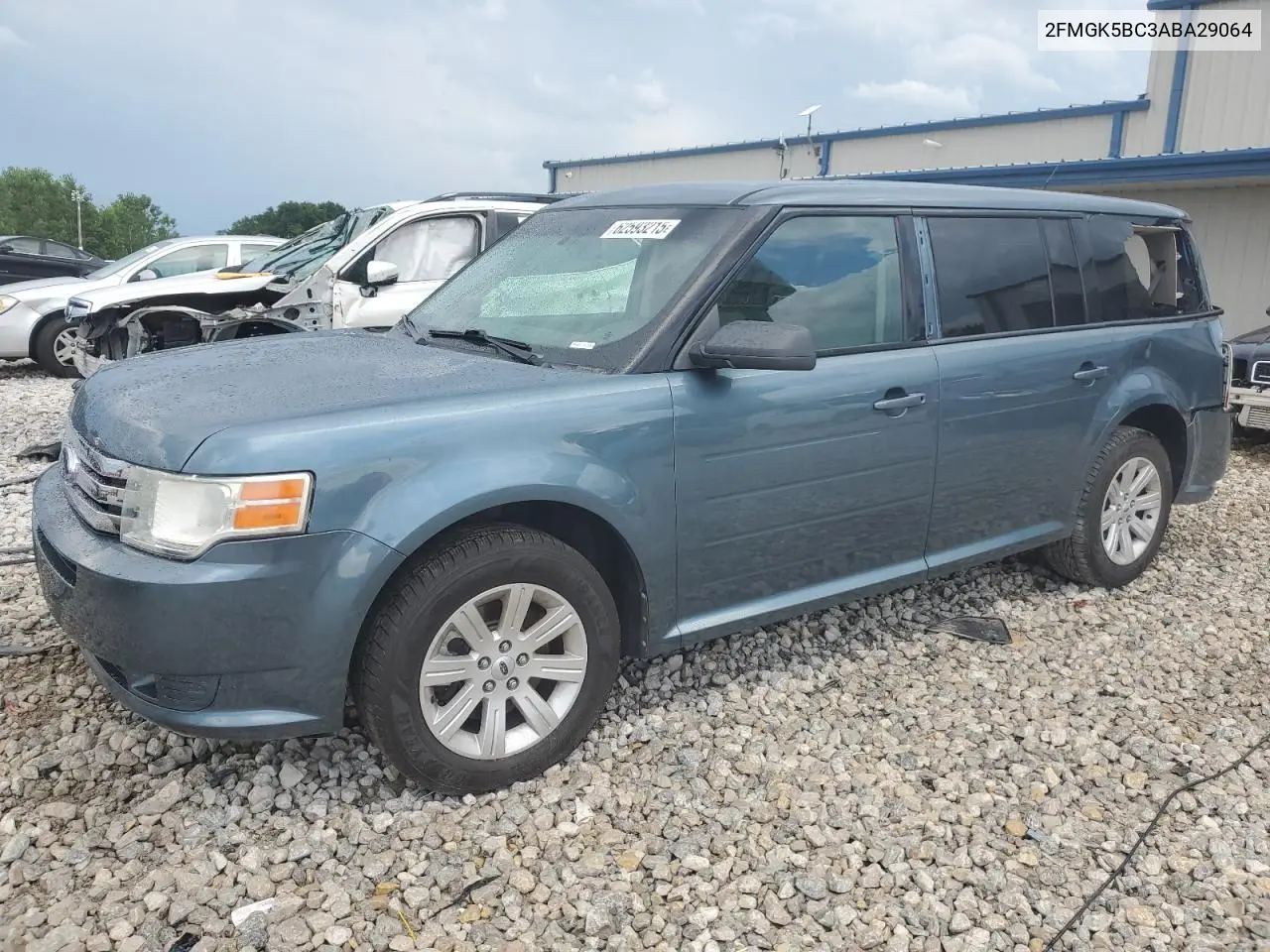 2010 Ford Flex Se VIN: 2FMGK5BC3ABA29064 Lot: 62593215