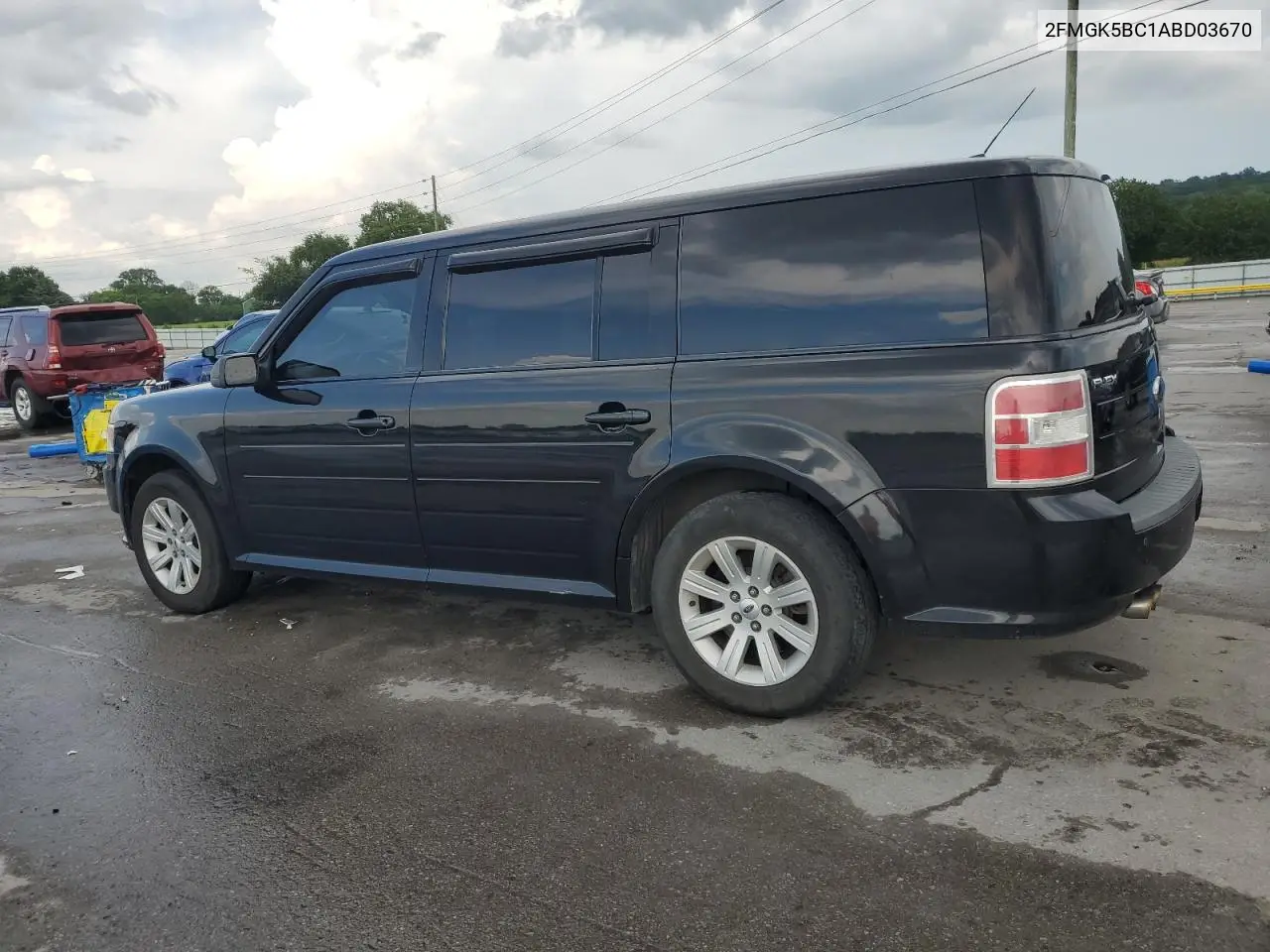2010 Ford Flex Se VIN: 2FMGK5BC1ABD03670 Lot: 62874095