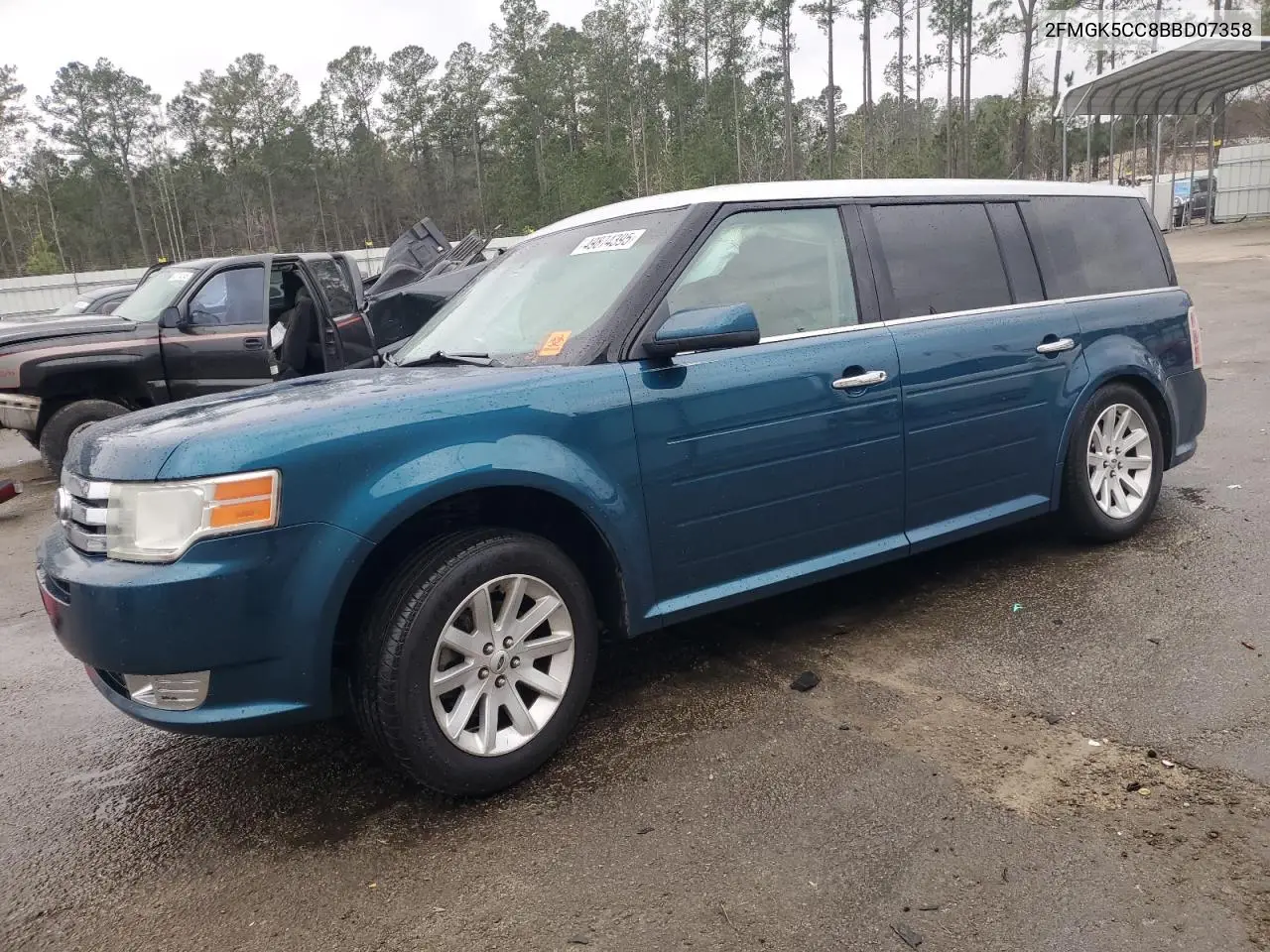 2011 Ford Flex Sel VIN: 2FMGK5CC8BBD07358 Lot: 49874395