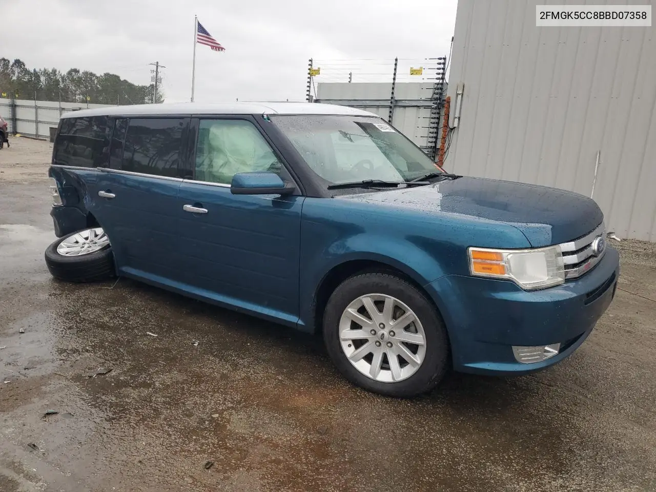 2011 Ford Flex Sel VIN: 2FMGK5CC8BBD07358 Lot: 49874395