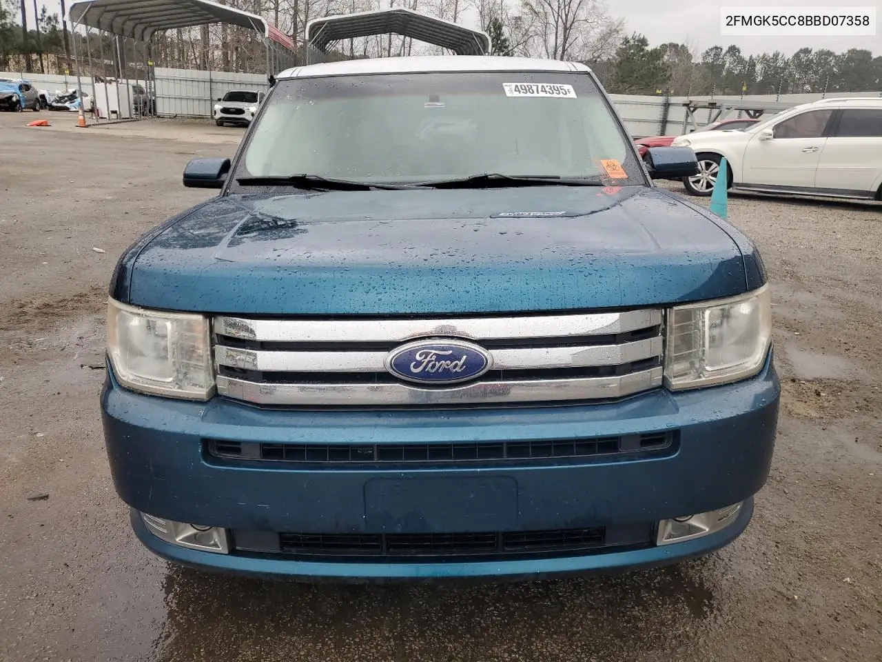 2011 Ford Flex Sel VIN: 2FMGK5CC8BBD07358 Lot: 49874395