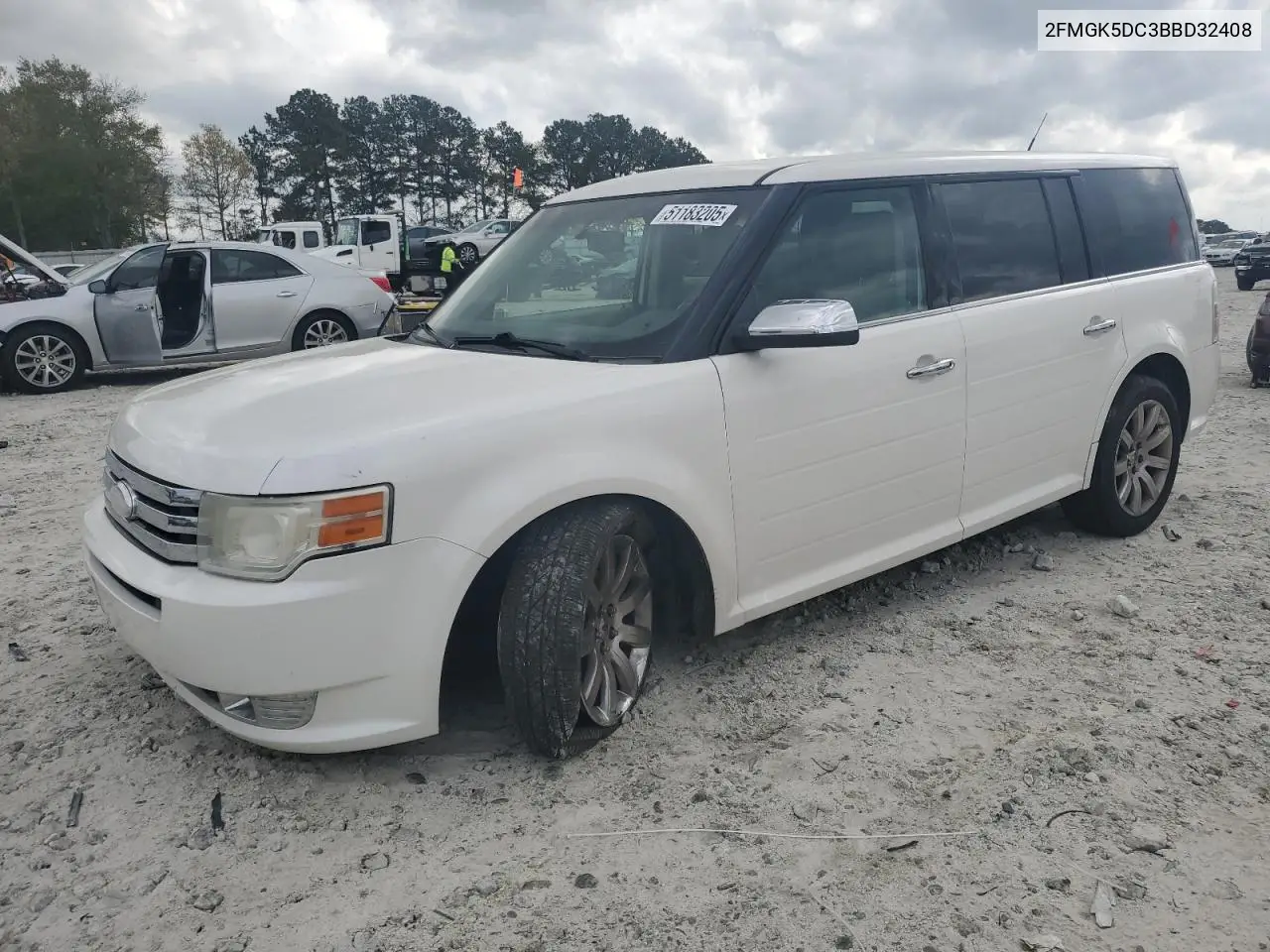 2011 Ford Flex Limited VIN: 2FMGK5DC3BBD32408 Lot: 51183205