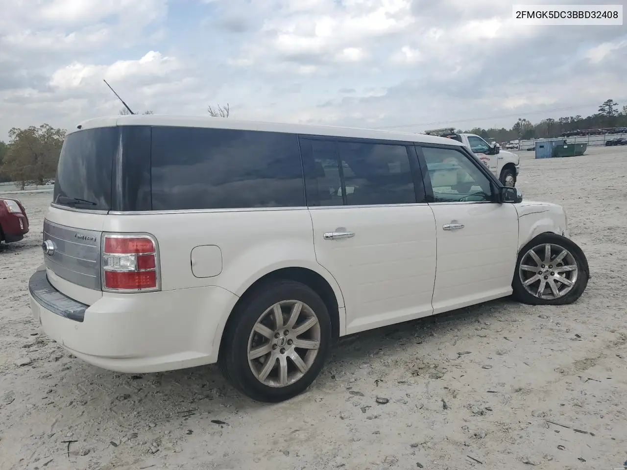 2011 Ford Flex Limited VIN: 2FMGK5DC3BBD32408 Lot: 51183205