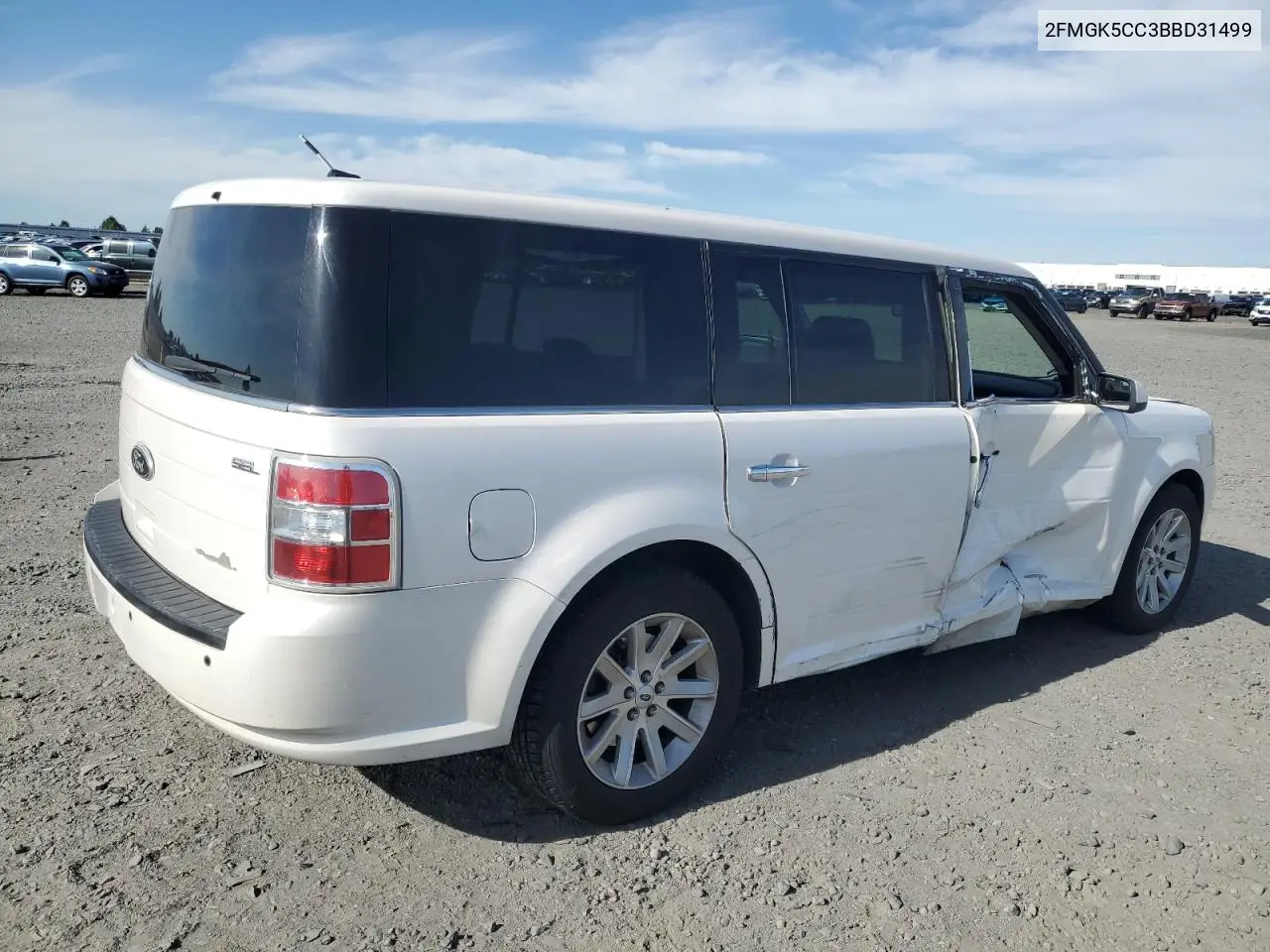 2011 Ford Flex Sel VIN: 2FMGK5CC3BBD31499 Lot: 62346485