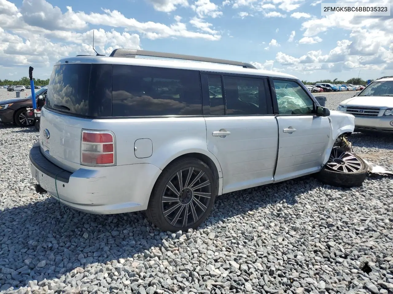 2011 Ford Flex Se VIN: 2FMGK5BC6BBD35323 Lot: 62719255