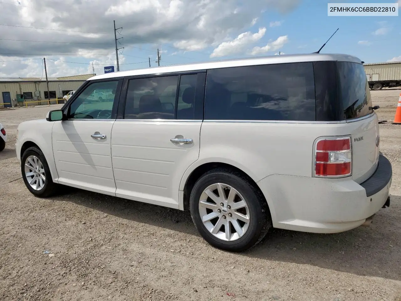 2011 Ford Flex Sel VIN: 2FMHK6CC6BBD22810 Lot: 62766935