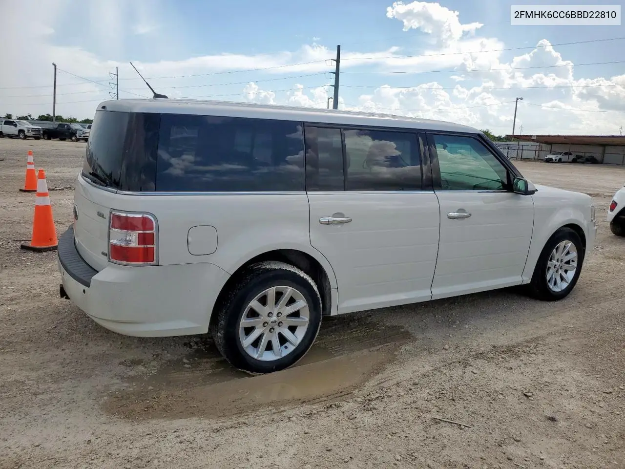 2011 Ford Flex Sel VIN: 2FMHK6CC6BBD22810 Lot: 62766935