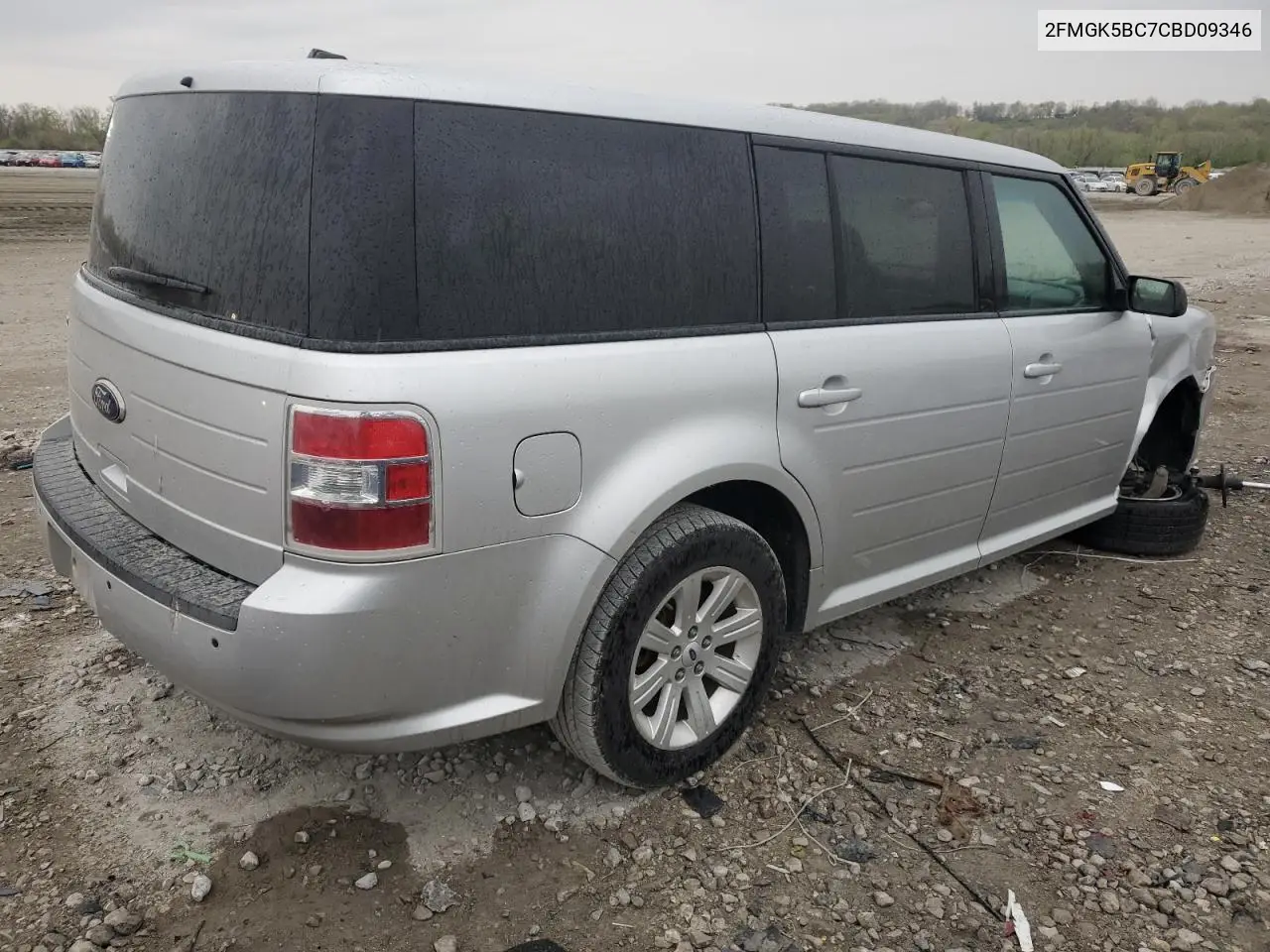 2012 Ford Flex Se VIN: 2FMGK5BC7CBD09346 Lot: 53385595