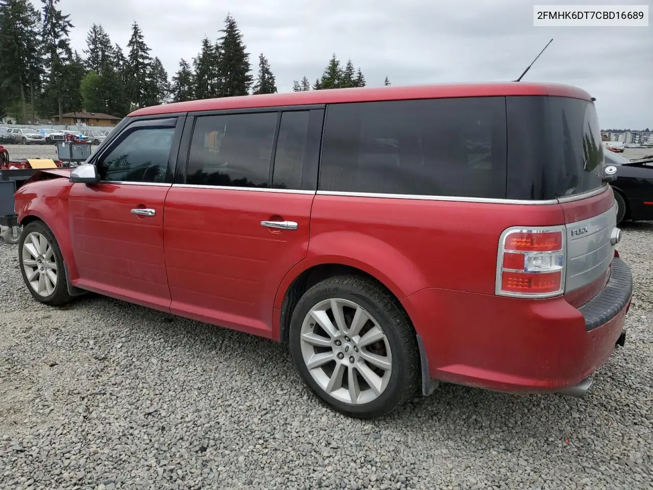 2012 Ford Flex Limited VIN: 2FMHK6DT7CBD16689 Lot: 56499615