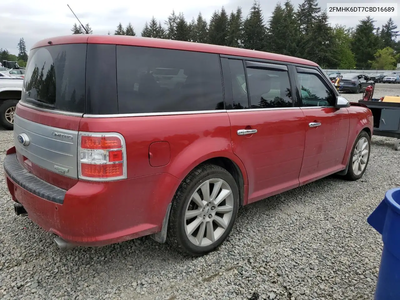 2012 Ford Flex Limited VIN: 2FMHK6DT7CBD16689 Lot: 56499615