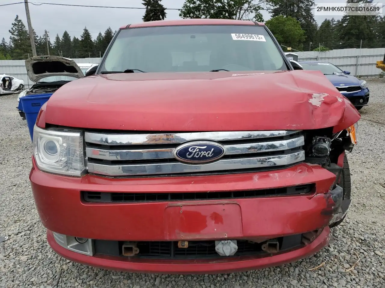 2012 Ford Flex Limited VIN: 2FMHK6DT7CBD16689 Lot: 56499615