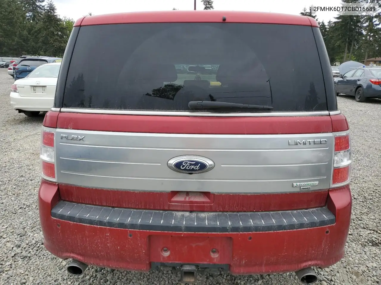 2012 Ford Flex Limited VIN: 2FMHK6DT7CBD16689 Lot: 56499615