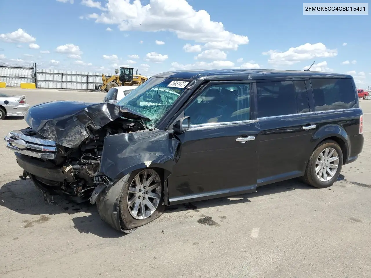 2012 Ford Flex Sel VIN: 2FMGK5CC4CBD15491 Lot: 56881425