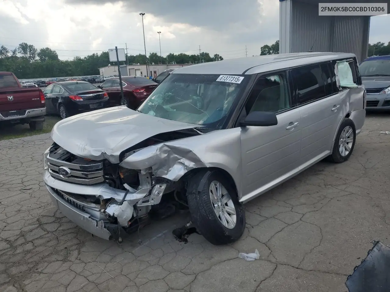 2012 Ford Flex Se VIN: 2FMGK5BC0CBD10306 Lot: 61377315