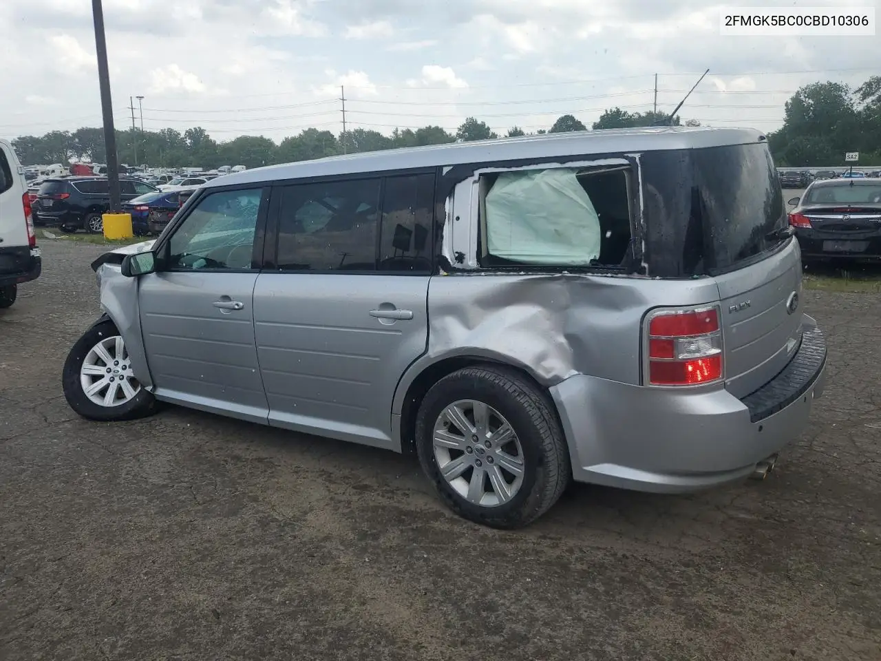 2012 Ford Flex Se VIN: 2FMGK5BC0CBD10306 Lot: 61377315