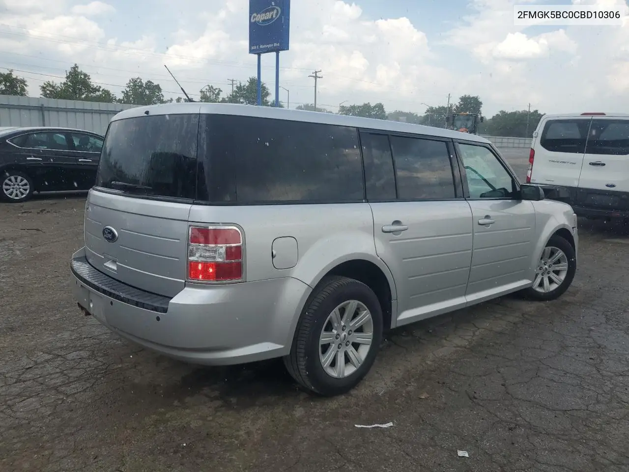 2012 Ford Flex Se VIN: 2FMGK5BC0CBD10306 Lot: 61377315