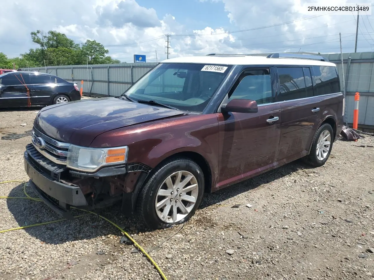 2012 Ford Flex Sel VIN: 2FMHK6CC4CBD13489 Lot: 62171565