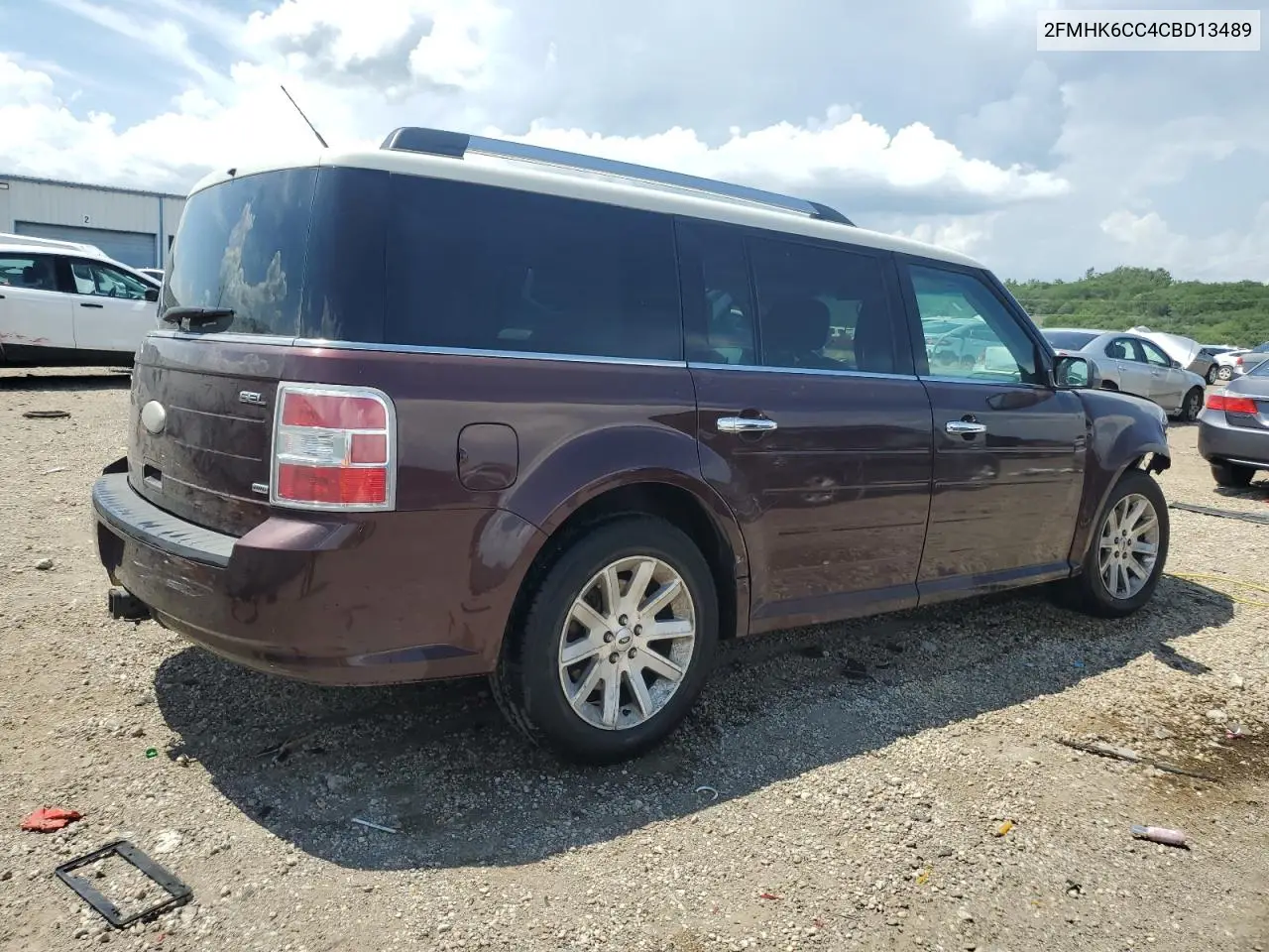 2012 Ford Flex Sel VIN: 2FMHK6CC4CBD13489 Lot: 62171565