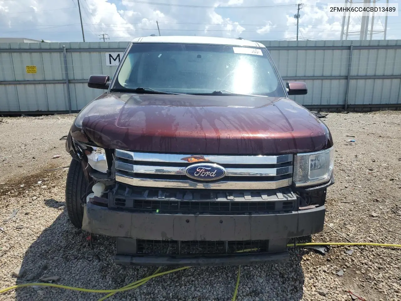 2012 Ford Flex Sel VIN: 2FMHK6CC4CBD13489 Lot: 62171565