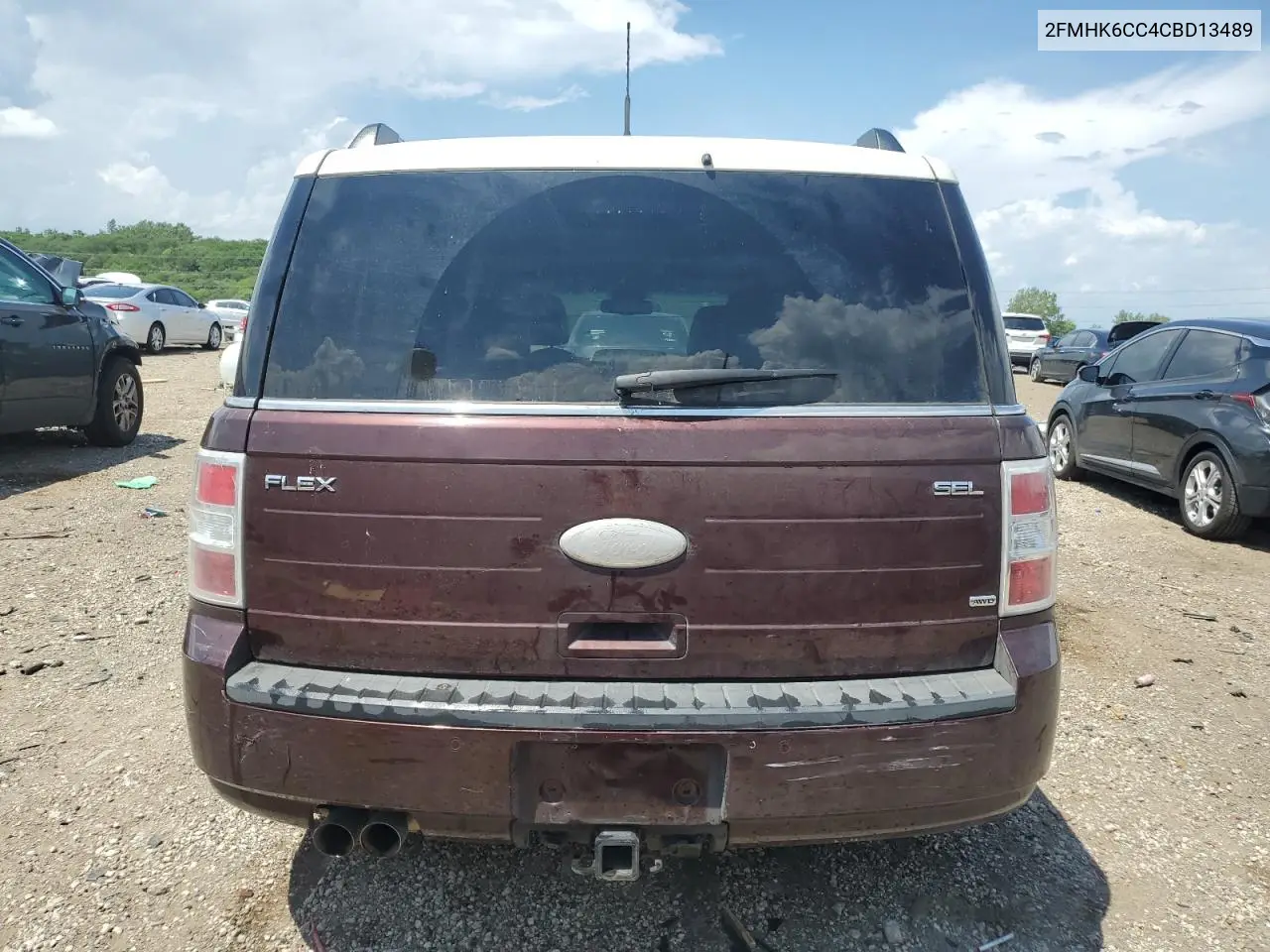 2012 Ford Flex Sel VIN: 2FMHK6CC4CBD13489 Lot: 62171565