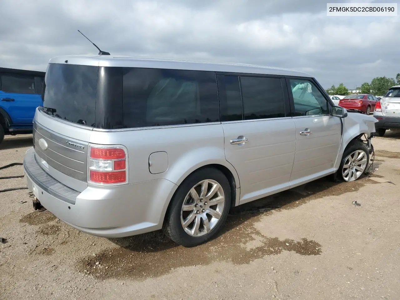 2012 Ford Flex Limited VIN: 2FMGK5DC2CBD06190 Lot: 62352315