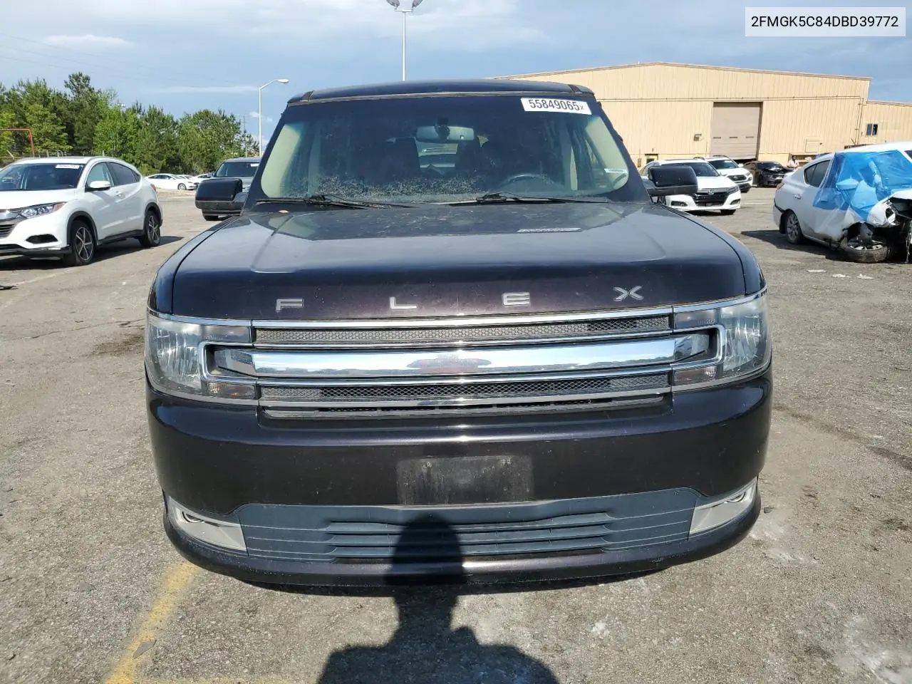 2013 Ford Flex Sel VIN: 2FMGK5C84DBD39772 Lot: 55849065