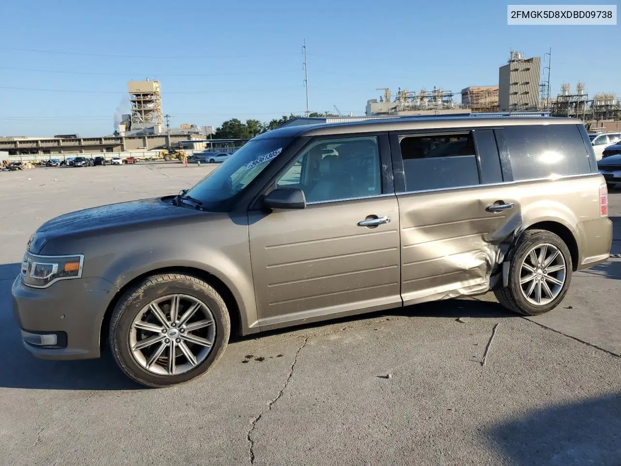 2013 Ford Flex Limited VIN: 2FMGK5D8XDBD09738 Lot: 56361305