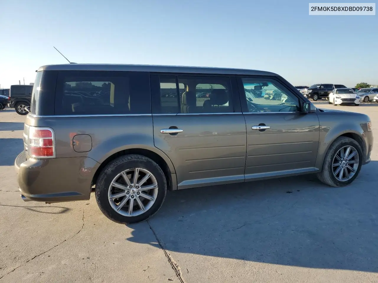 2013 Ford Flex Limited VIN: 2FMGK5D8XDBD09738 Lot: 56361305