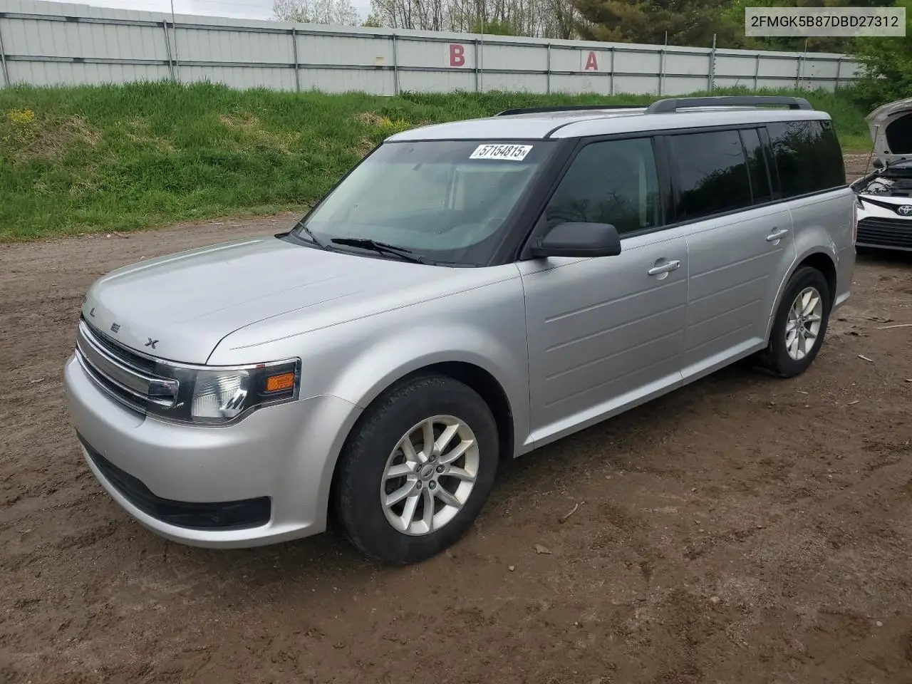 2013 Ford Flex Se VIN: 2FMGK5B87DBD27312 Lot: 57154815