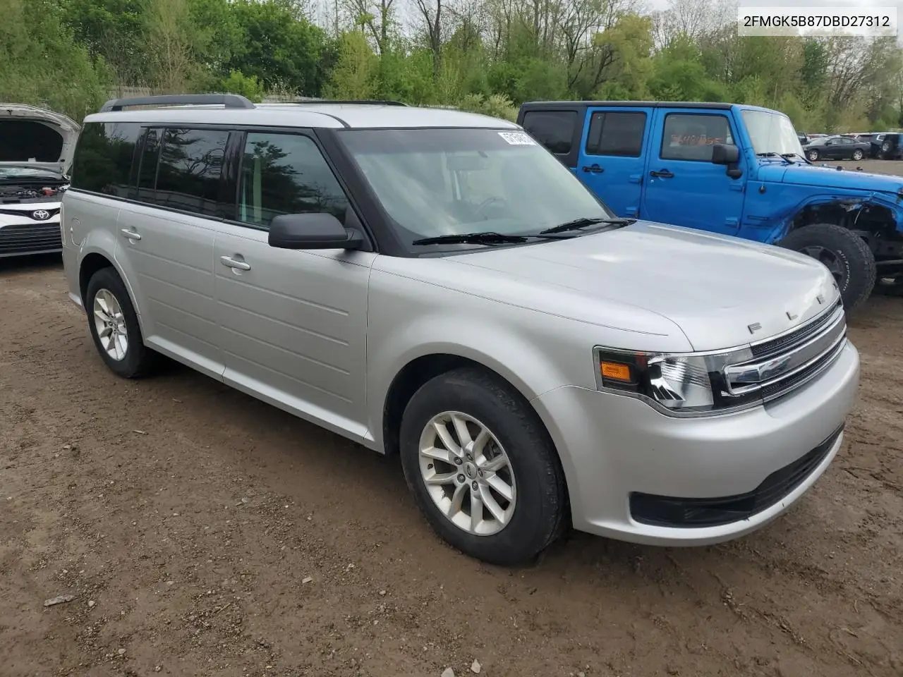 2013 Ford Flex Se VIN: 2FMGK5B87DBD27312 Lot: 57154815