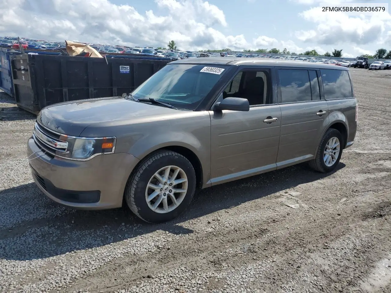 2013 Ford Flex Se VIN: 2FMGK5B84DBD36579 Lot: 59360325