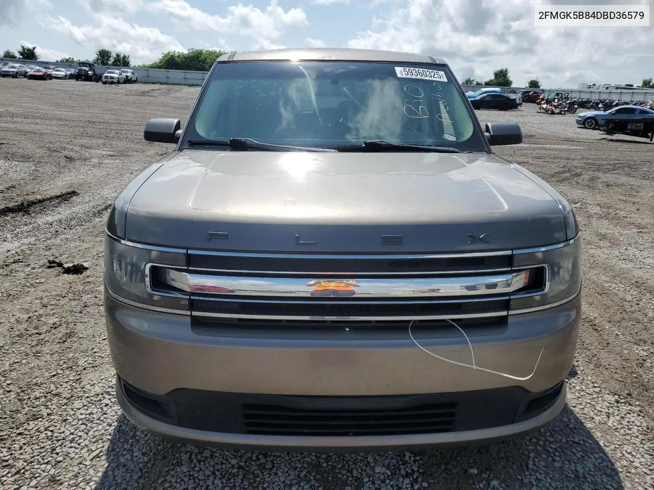 2013 Ford Flex Se VIN: 2FMGK5B84DBD36579 Lot: 59360325