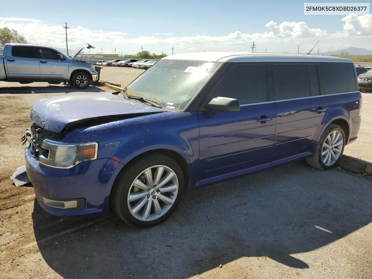 2013 Ford Flex Sel VIN: 2FMGK5C8XDBD26377 Lot: 61453825