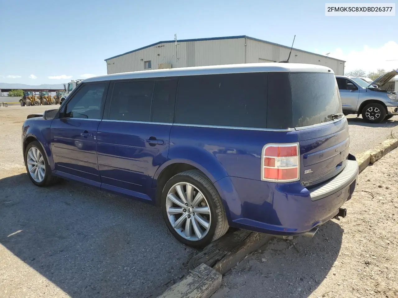 2013 Ford Flex Sel VIN: 2FMGK5C8XDBD26377 Lot: 61453825