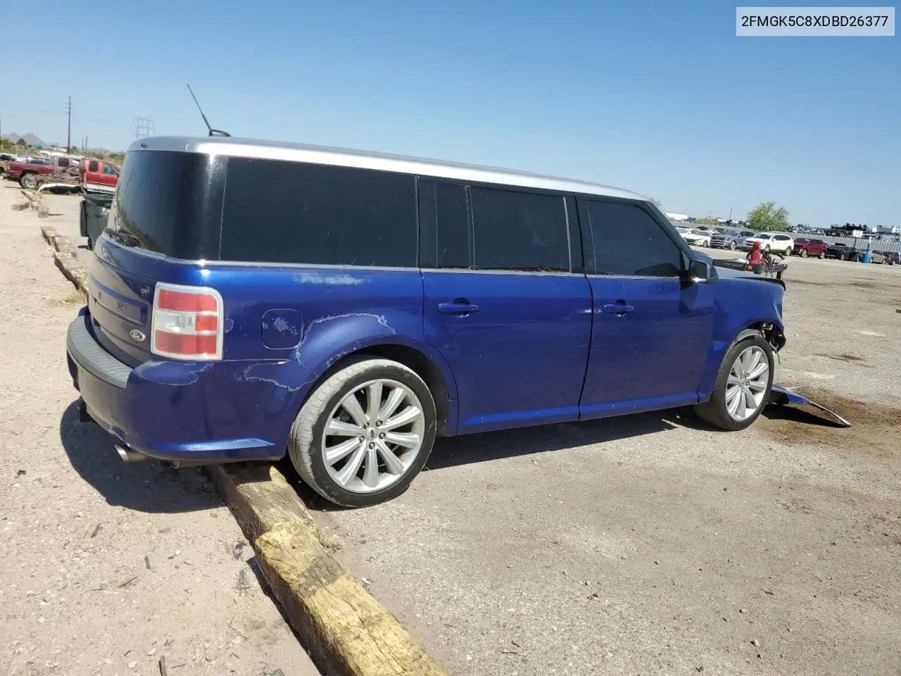 2013 Ford Flex Sel VIN: 2FMGK5C8XDBD26377 Lot: 61453825